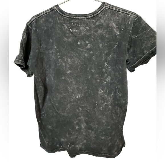 The Rolling Stones Acid Wash Black Distressed Rock Band Men’s L T-Shirt - Picture 2 of 10
